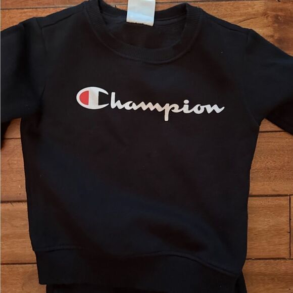 Champion Kids Black Sweatshirt and Joggers Set - Picture 4 of 7
